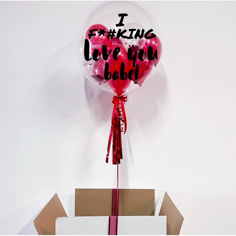 Ooh La La Balloon-In-A-Box Valentines