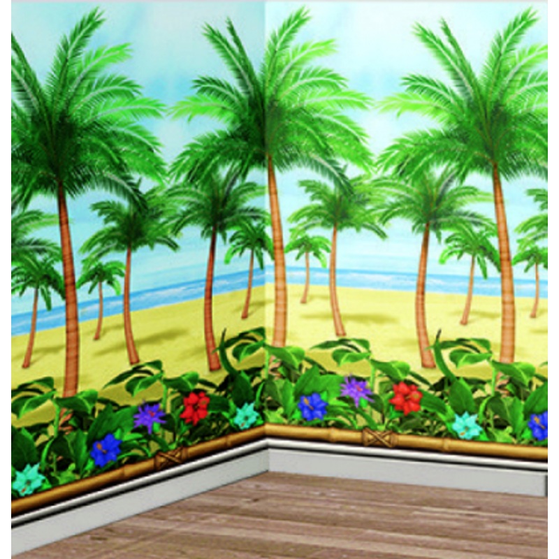 Scene Setter Wall Palm trees