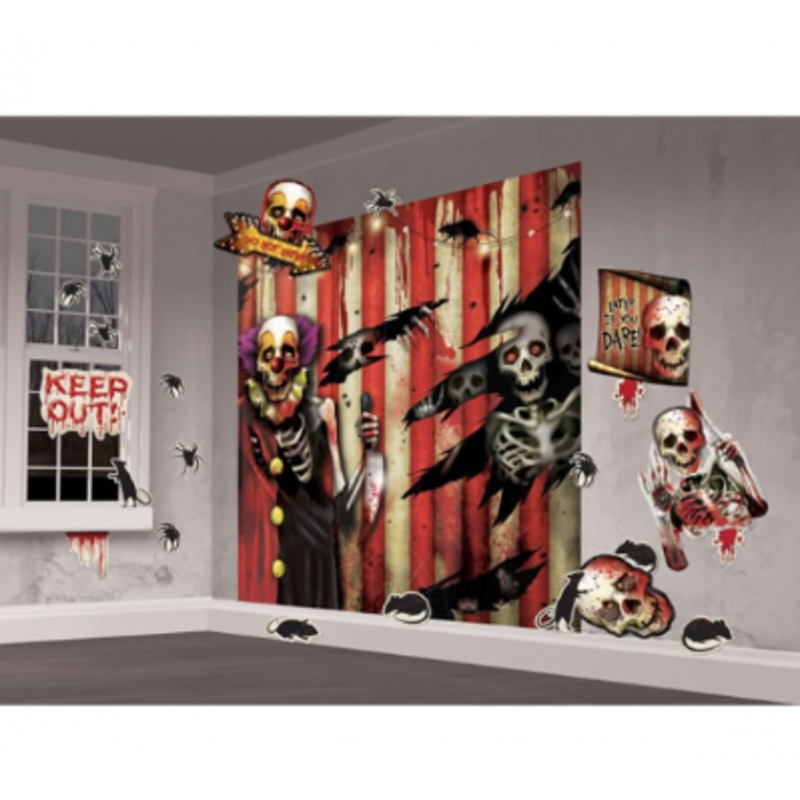 Wall Decoration Kit - Creepy Carnival