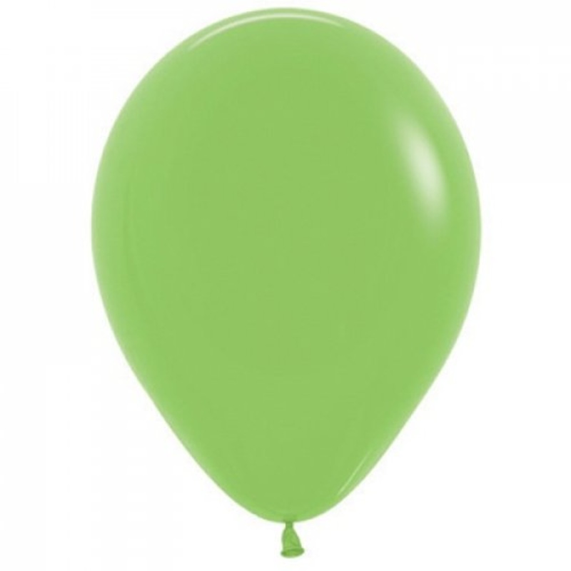 12cm Fashion Lime Green - Pack of 100