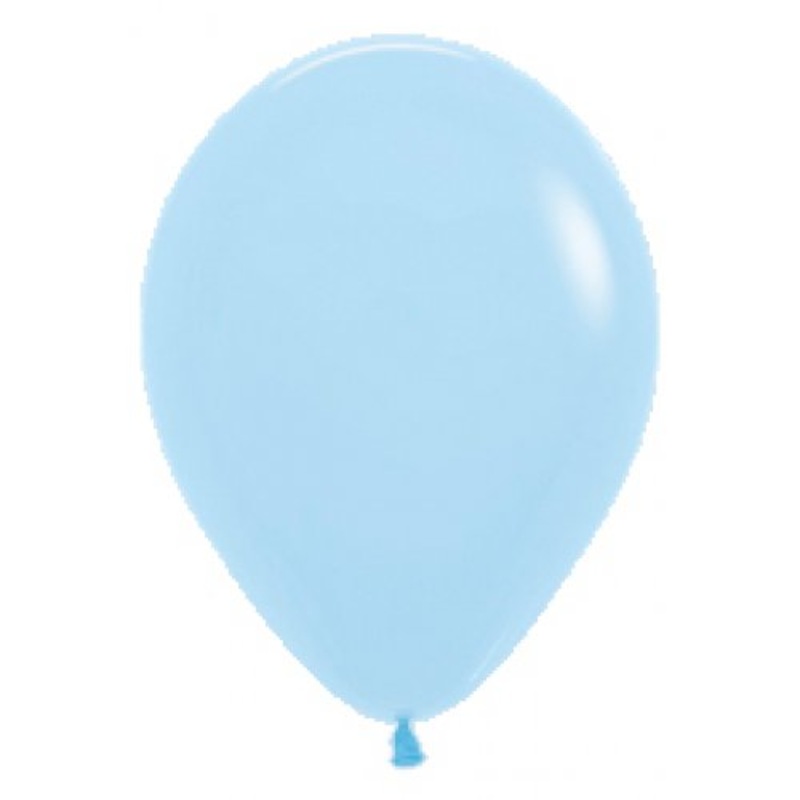 12cm Matte Pastel Blue- Pack of 100