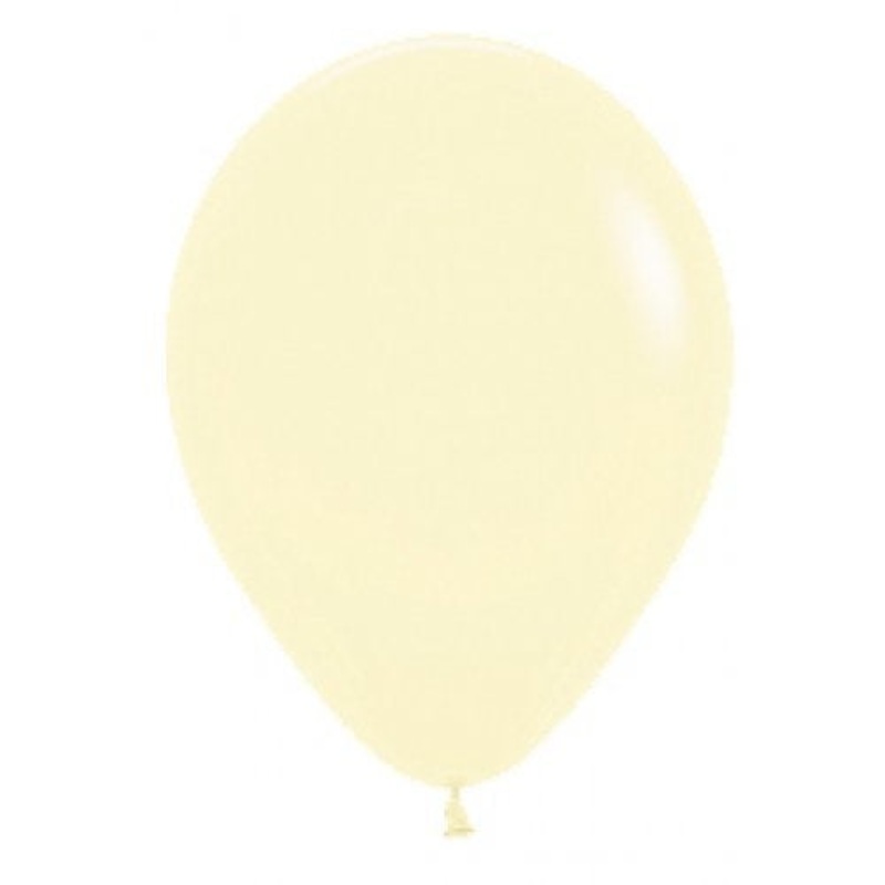 30cm Matte Pastel Yellow