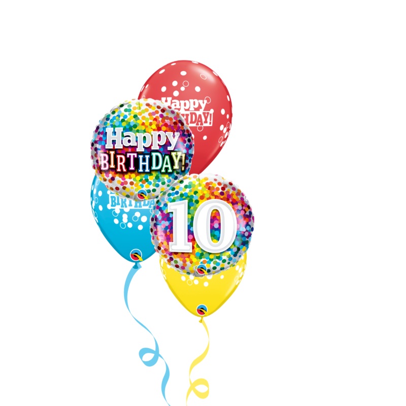 Confetti 10 Birthday