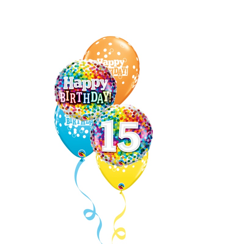 Confetti 15 Birthday