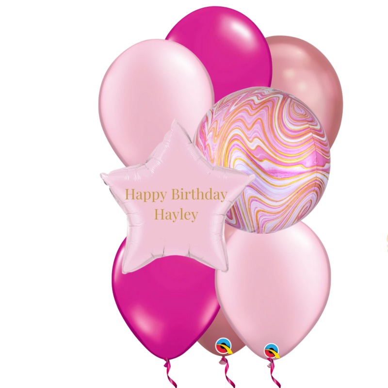 Marblez Pink Personalised Bouquet