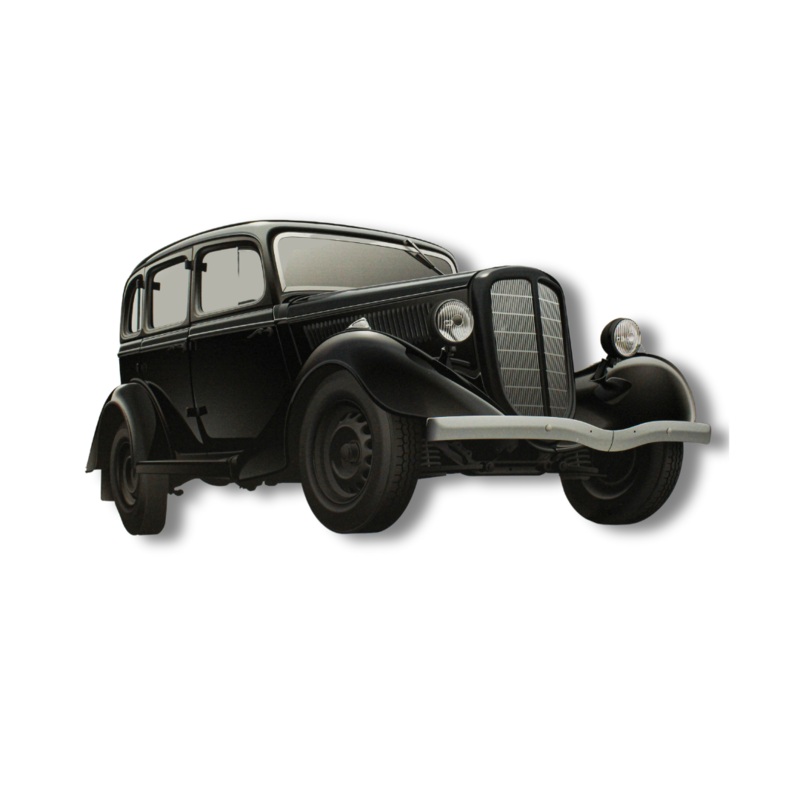 Old School Car Cut-Out