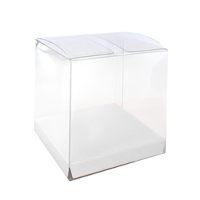 Paper Party Clear Favour Box White - 10pk