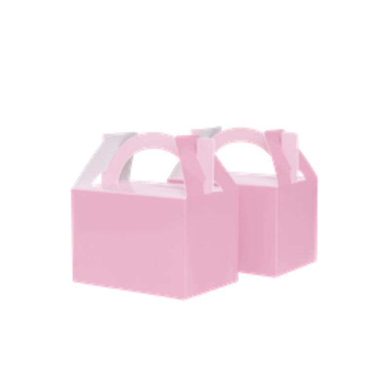 Paper Party Little Lunch Box Pastel Pink - 10pk