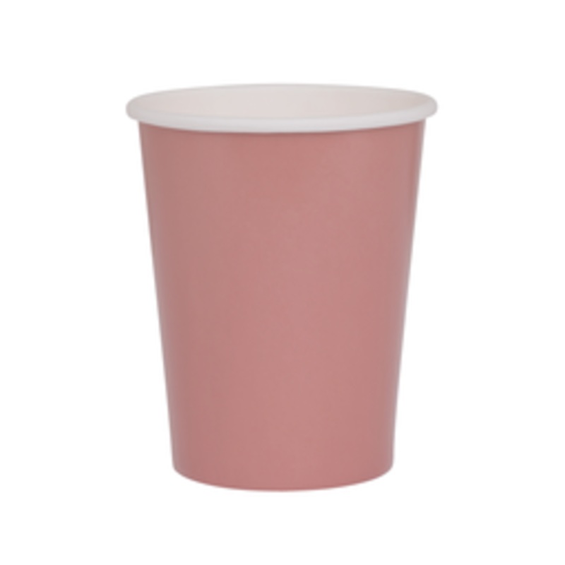 Paper Party Paper Cup Rose 260ml - 20pk