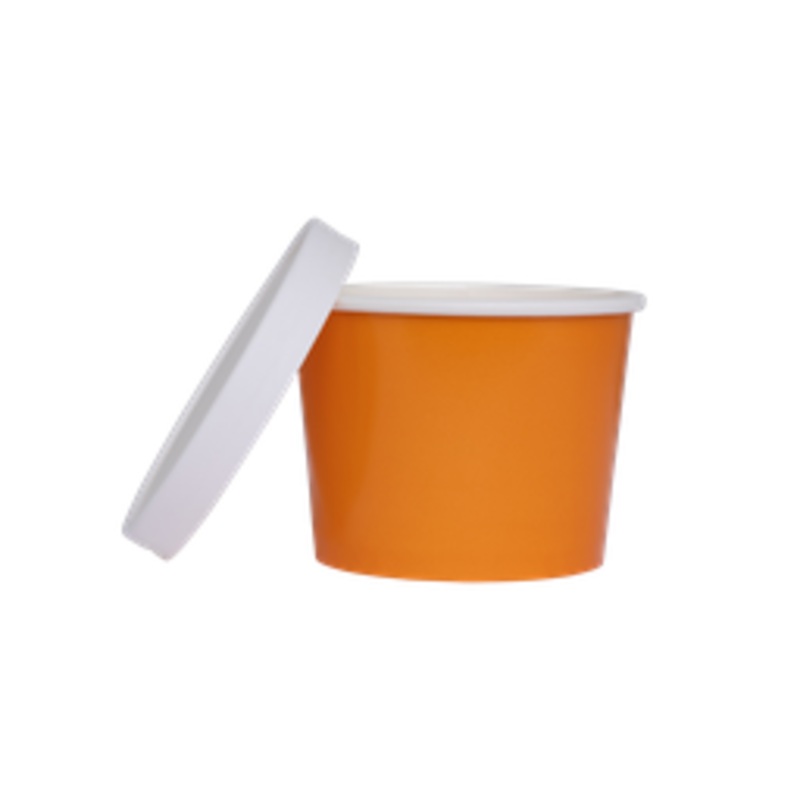 Paper Party Paper Luxe Tub w/ Lid Tangerine - 5pk