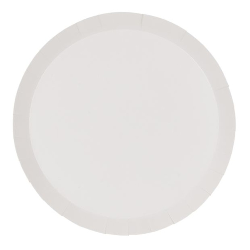 Paper Party Paper Round Banquet Plate 10.5" White - 20pk
