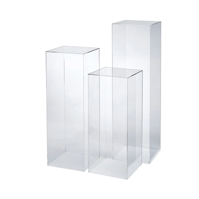 Rectangle Clear Plinth