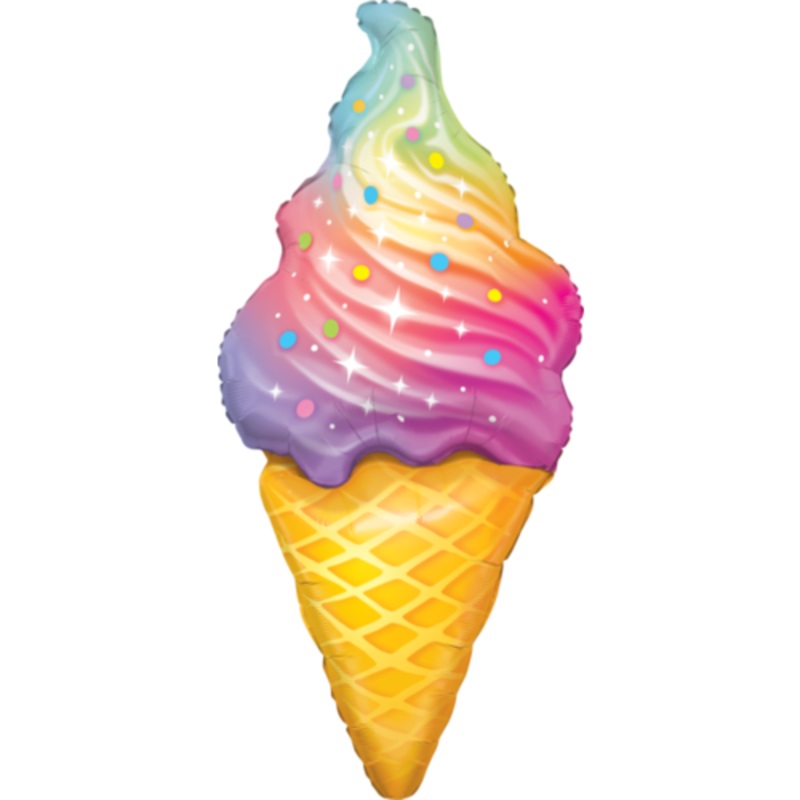 Shape - Rainbow Swirl Ice Cream