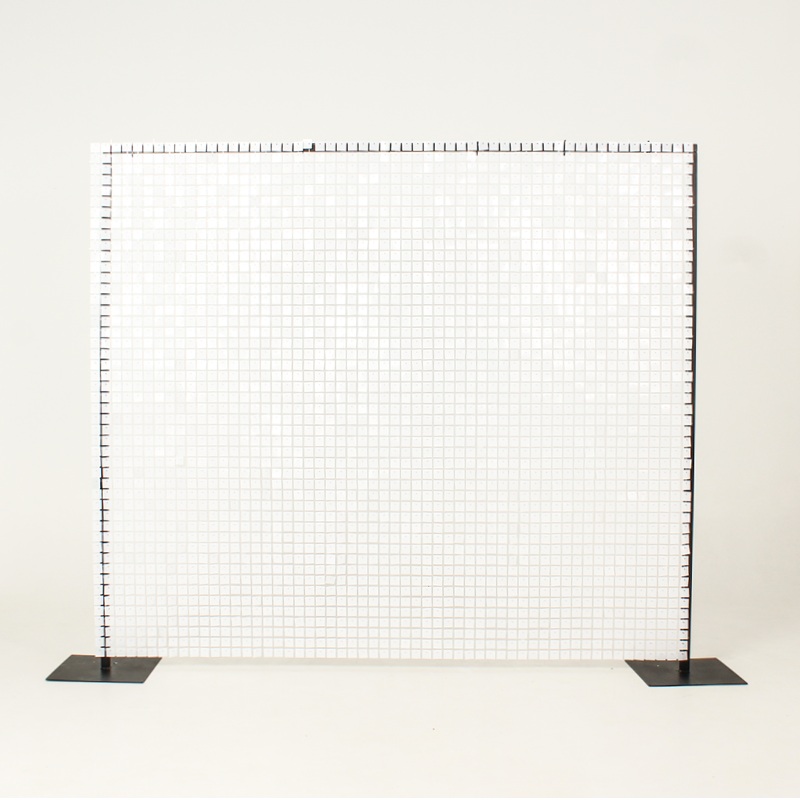 White Shimmer Wall