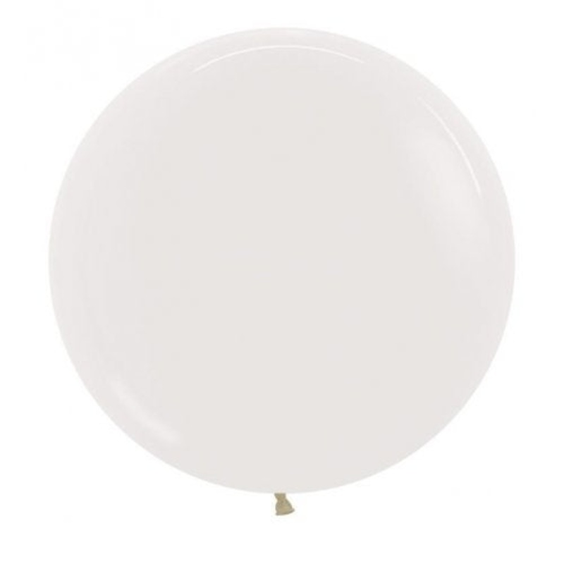 60cm Round Crystal Clear - Pack of 3