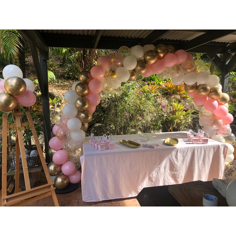 Balloon Arch over Table