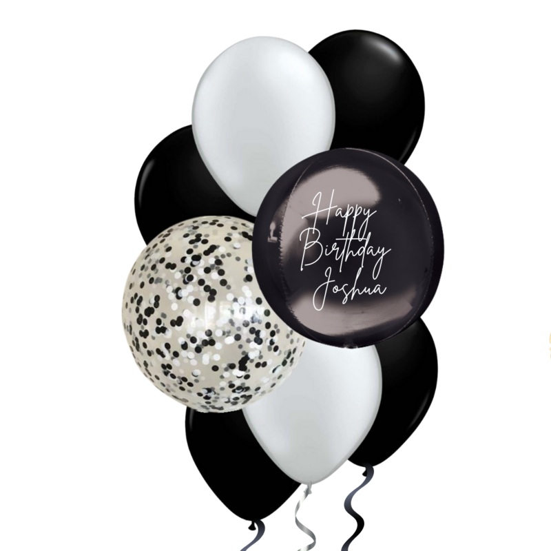 Confetti Bouquet Black