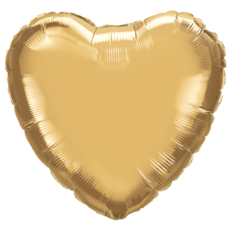 Heart - Chrome Gold