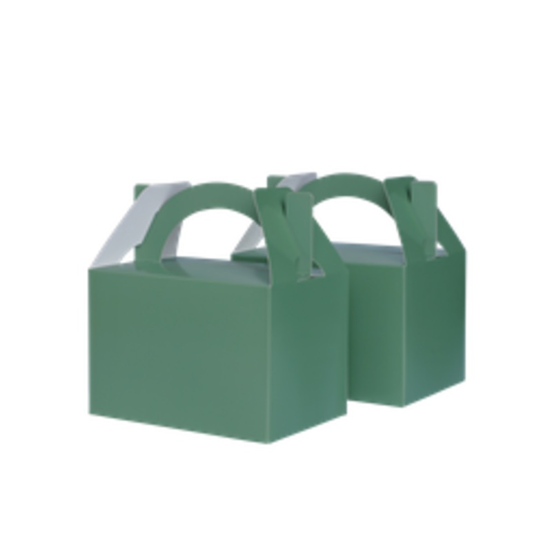 Paper Party Little Lunch Box Sage Green - 10pk