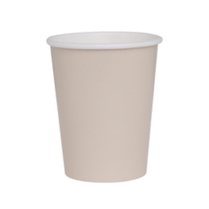 Paper Party Paper Cup White Sand 260ml - 20pk