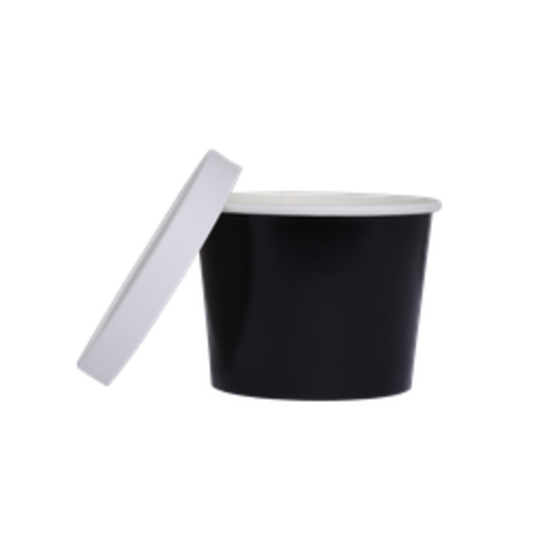 Paper Party Paper Luxe Tub w/ Lid Black - 5pk