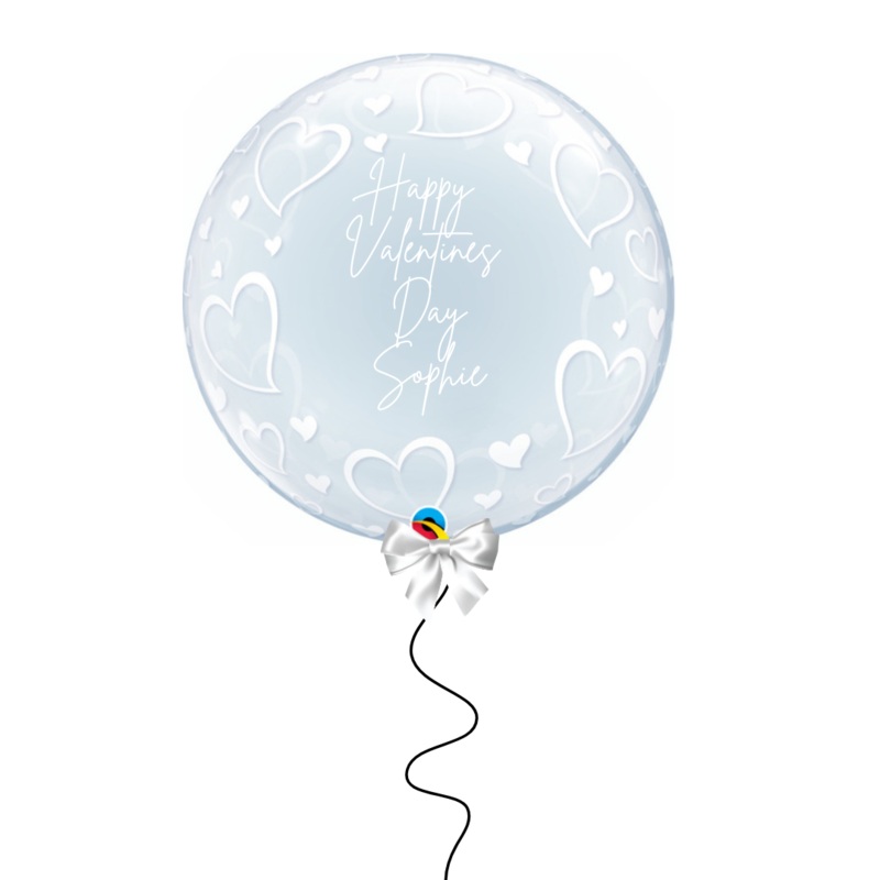 Valentines Day Personalised Bubble