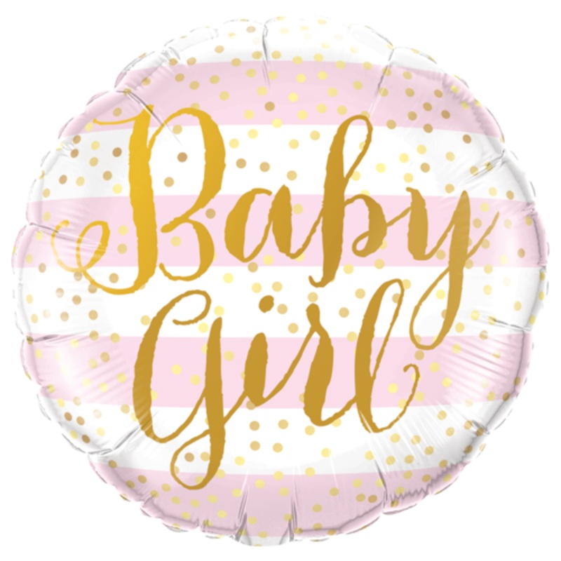 Baby Girl Pink Stripes 45cm