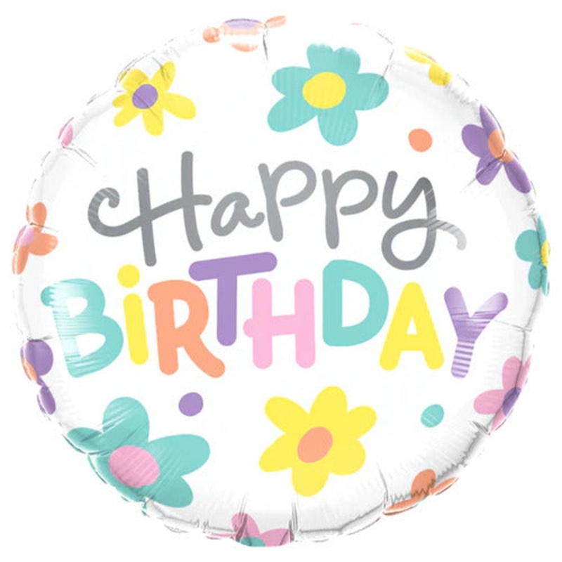 Birthday Retro Daises 45cm