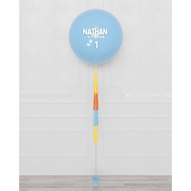 Bluey Jumbo Balloon with Tassels