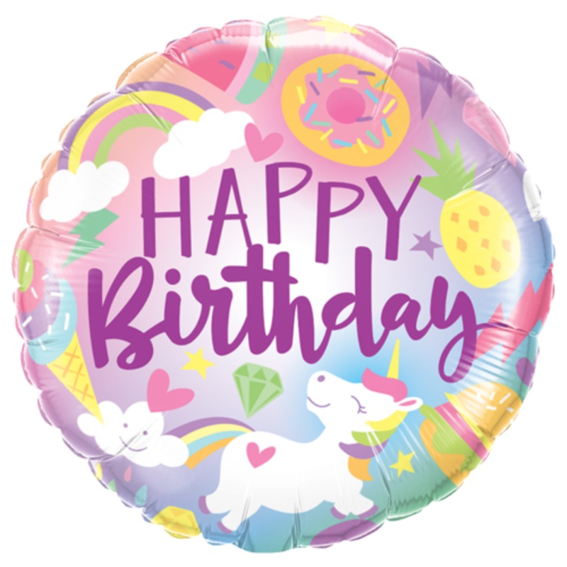 Fantastical Unicorn Birthday 45cm