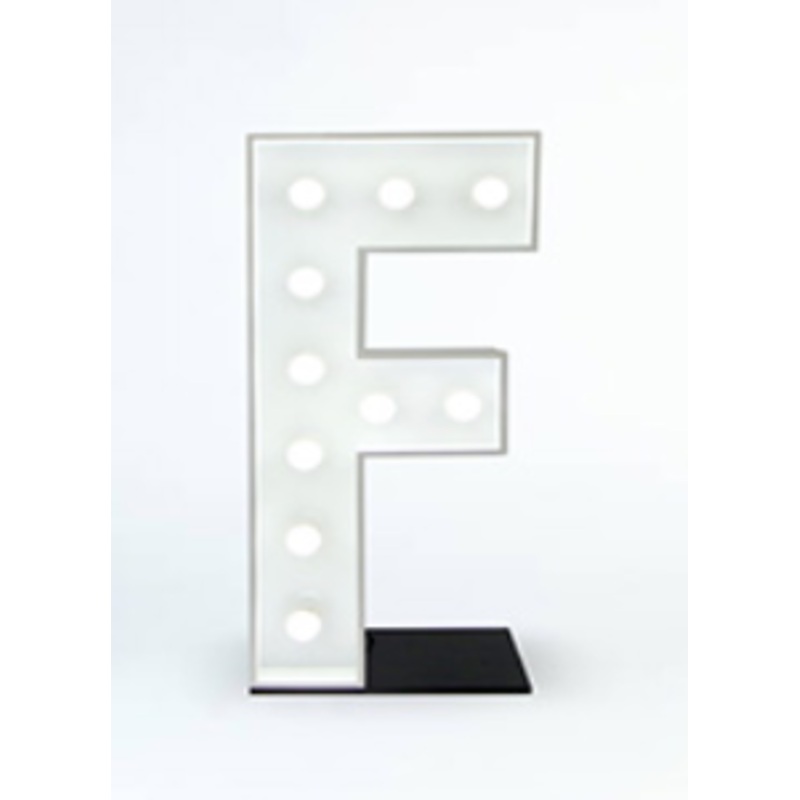 Light Up Letter F