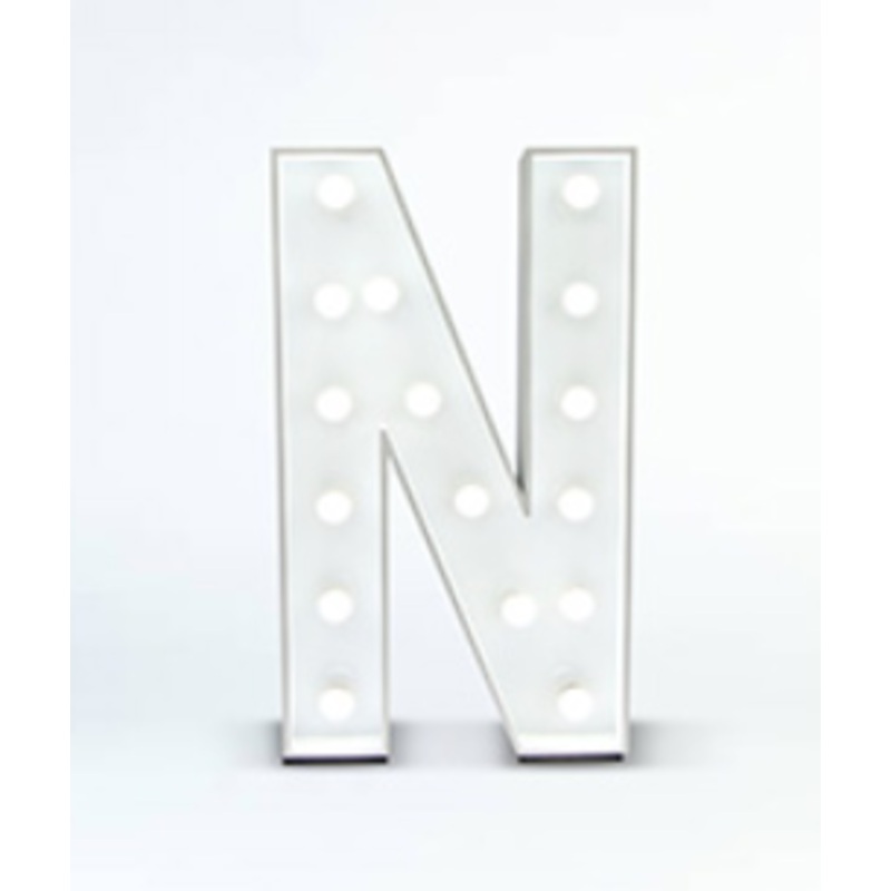 Light Up Letter N