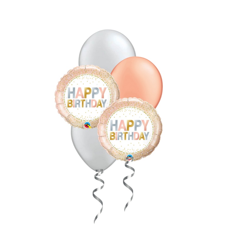 Metallic Dots Birthday