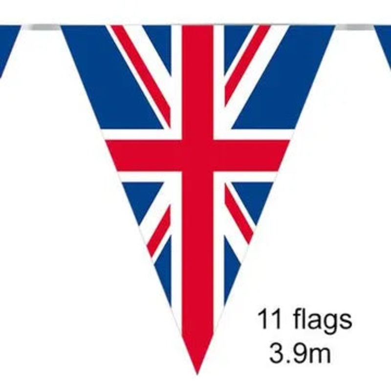 Oaktree Party Bunting Union Flag 11 flags 3.9m x 6pcs