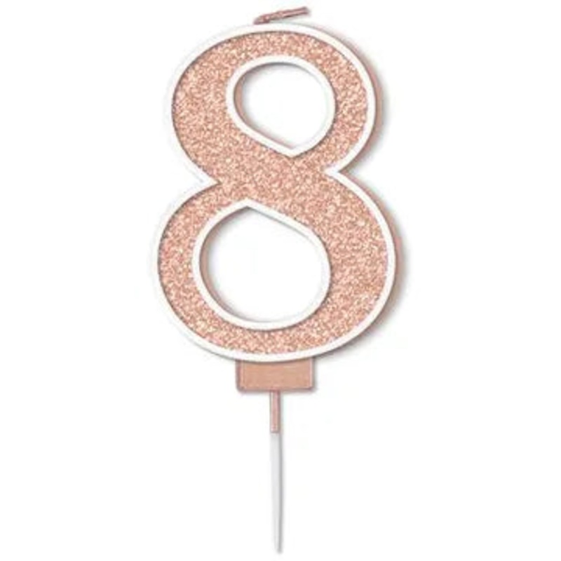 Oaktree Sparkling Fizz No.8 Candle 7.5cm Rose Gold