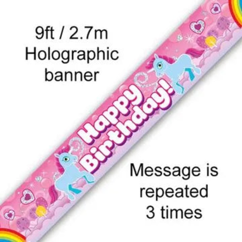 Oaktree Unicorn Rainbow Birthday