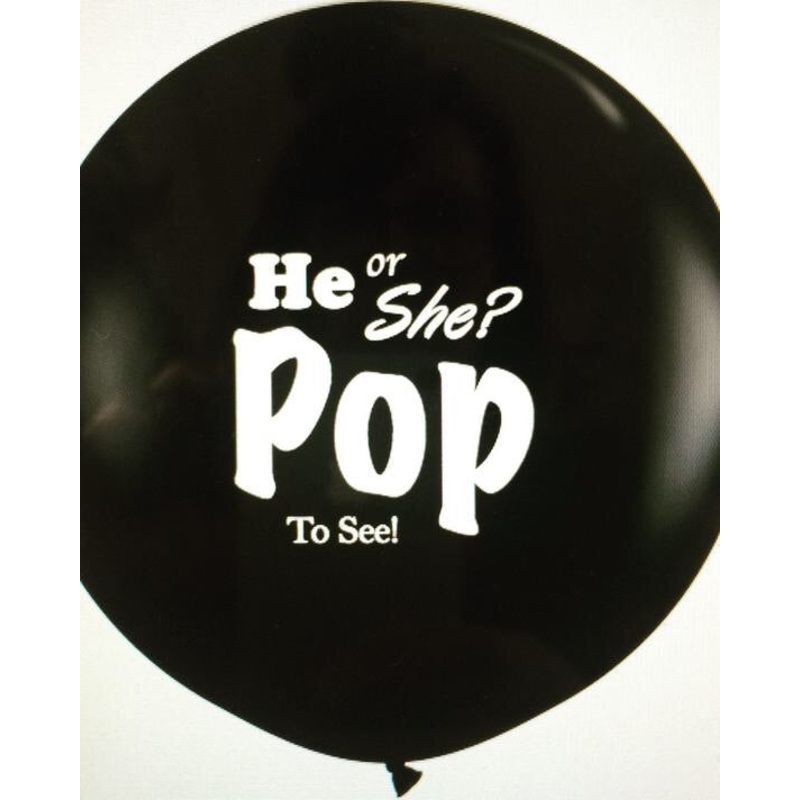 Personalised Gender Reveal with Confetti