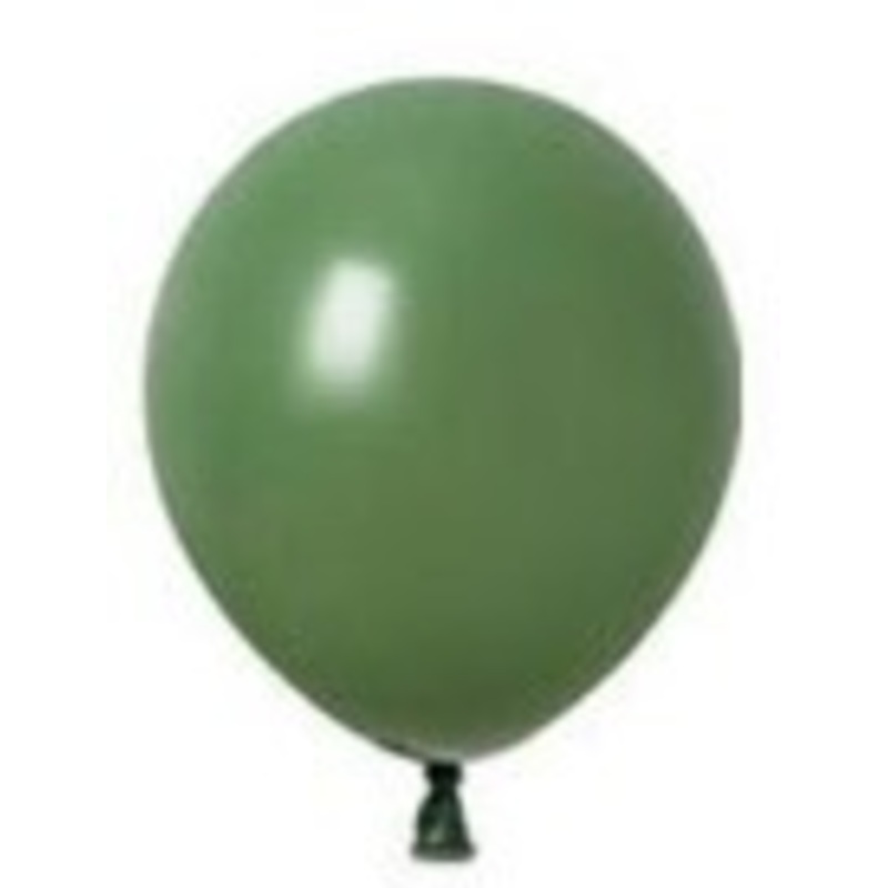 12" avocado green latex balloon