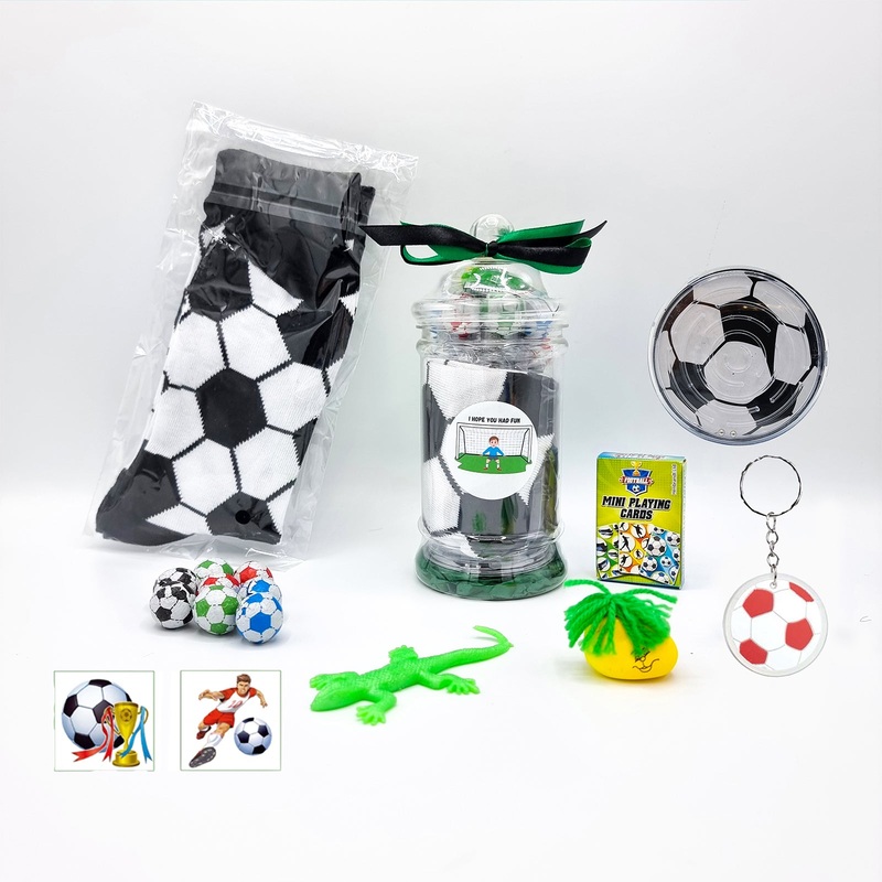 Football Party Favours With Socks And Toys Goody Bags