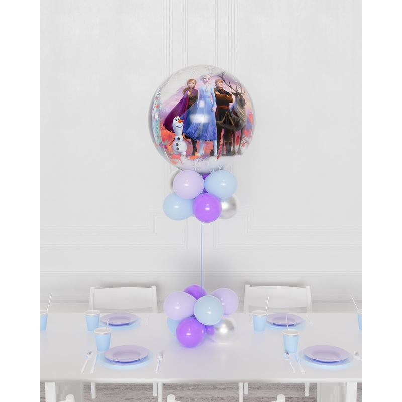 Frozen Orbz Balloon Centerpiece