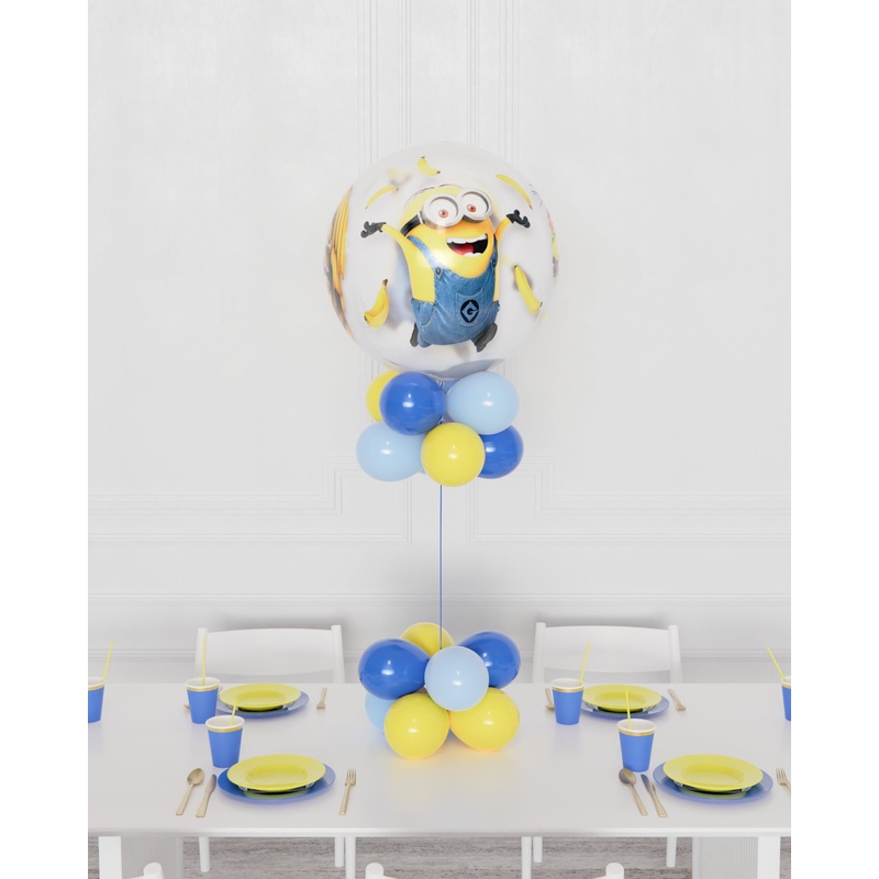 Minions Bubble Balloon Centerpiece
