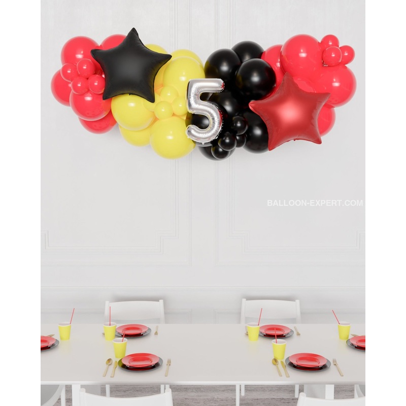 Pokemon Number Balloon Garland - 5 feet