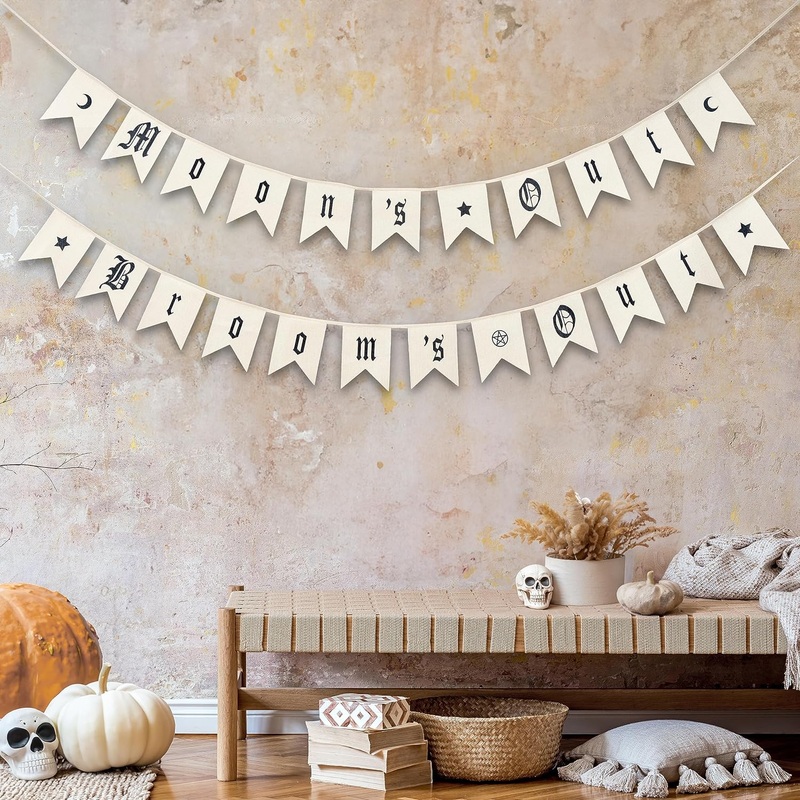Halloween Party Bunting Banners Set (2pcs)