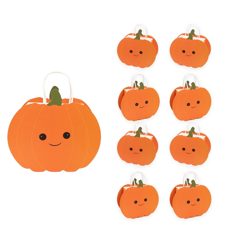 Pumpkin Party Bags (8pcs)