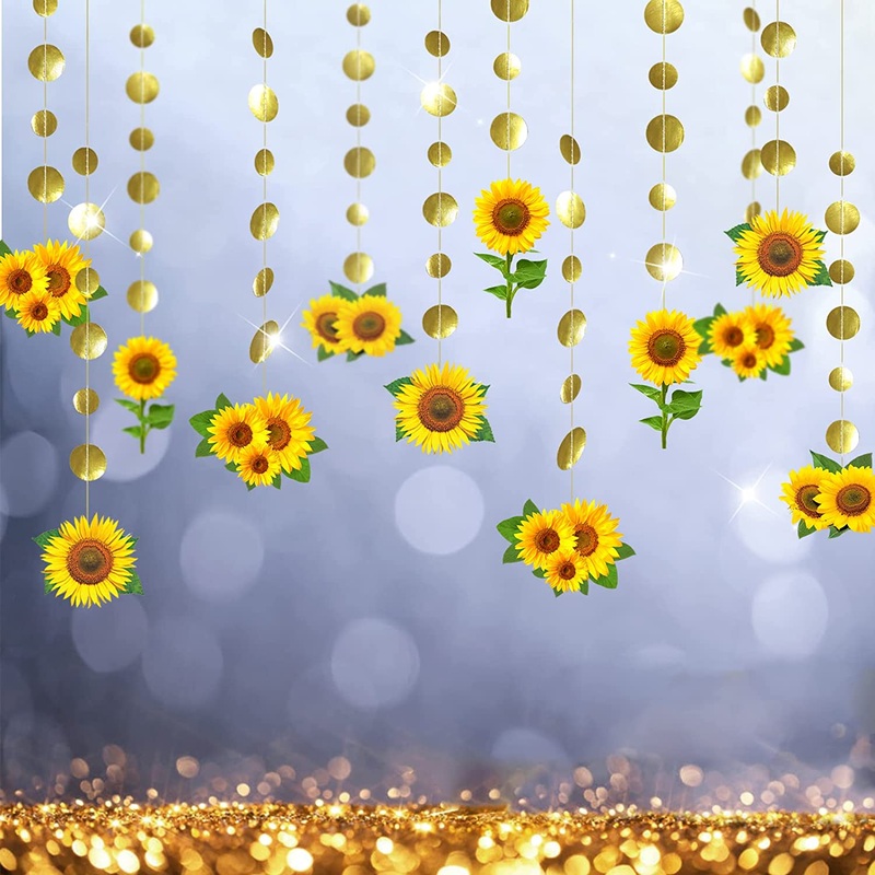 Sunflower Garlands Backdrop (12pcs)