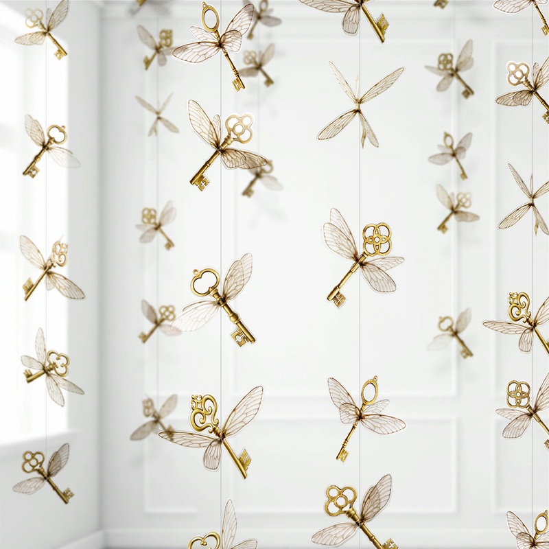 Magic Flying Key Garland (4pcs)